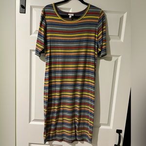 LuLaRoe shirt dress Large